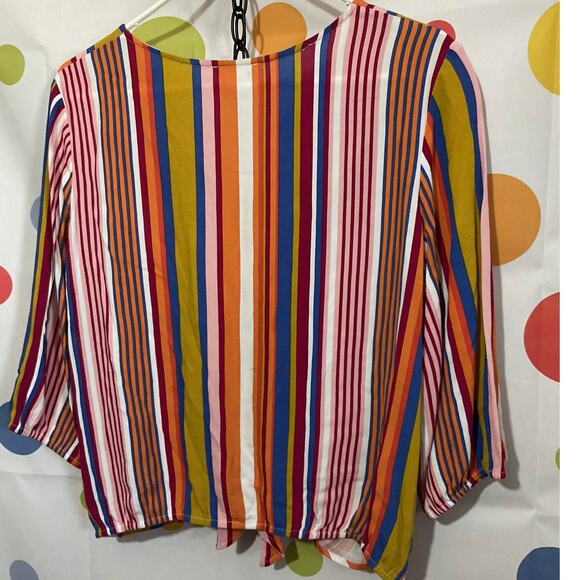 NEW Miami Striped Blouse Size Large - Picture 4 of 9